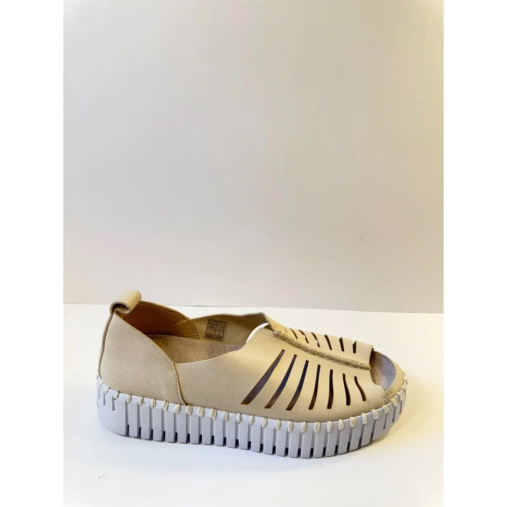 Ilse Jacobsen Slip On Womens Sneakers Tulip 9376 Beige EU 38 US 8
